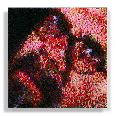 "After Chuck Close..." by Devorah Sperber, 2002-03