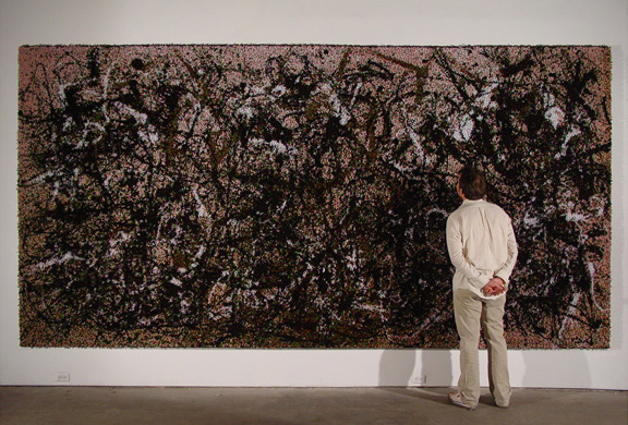 Shag Rug 165,000 (After Pollock), 2002, by Devorah Sperber, New York City