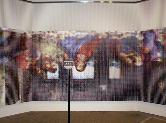 After The Last Supper, 2005 by Devorah Sperber, 26th Ljubljana Print Biennale, 2005, curated by Marilyn Kushner, Brooklyn Museum of Art