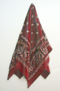 Red Bandana 2, 2001 by Devorah Sperber, 6,245 maptacks